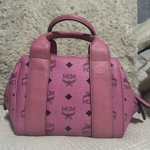 MCM Pink Small 2 Way Bag